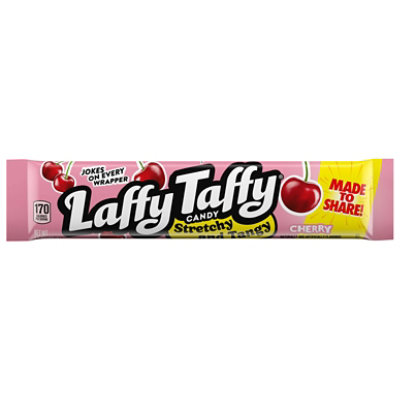 Laffy Taffy Candy Stretchy & Tangy Cherry - Each