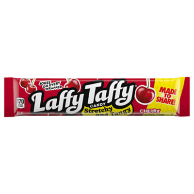 Laffy Taffy Candy Stretchy & Tangy Cherry - Each