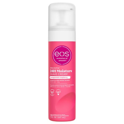 EOS Shave Creme Ult Mst Pom Rasp - 7 Oz - Image 3