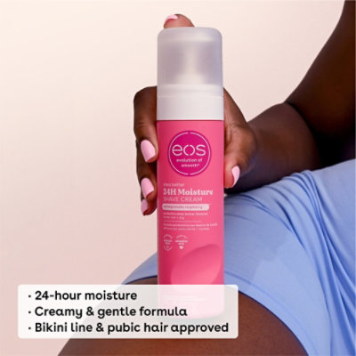 EOS Shave Creme Ult Mst Pom Rasp - 7 Oz - Image 3