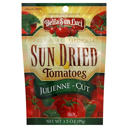 Bella Sun Luci Tomatoes Sun Dried Halves Julienne Prepacked - 3 Oz - Image 1