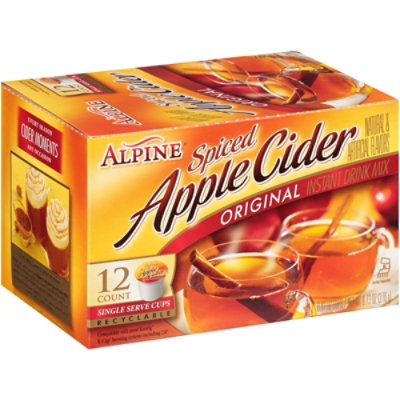 Alpine Original Spiced Apple Cider Single Serve Cups - 9.72 Oz - Image 2