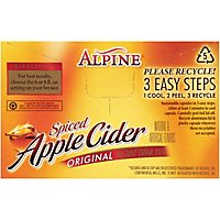 Alpine Original Spiced Apple Cider Single Serve Cups - 9.72 Oz - Image 1