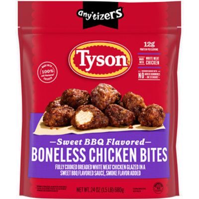 Tyson Anytizers Honey BBQ Boneless Frozen Chicken Bites - 24 Oz - Image 1