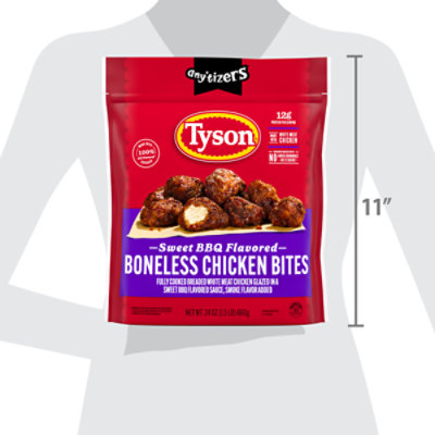 Tyson Anytizers Frozen Sweet Bbq Flavored Boneless Chicken Bites Bag - 1.5 Lb - Image 5