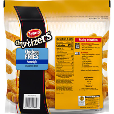 Tyson Anytizers Homestyle Frozen Chicken Fries - 28.05 Oz - Image 5