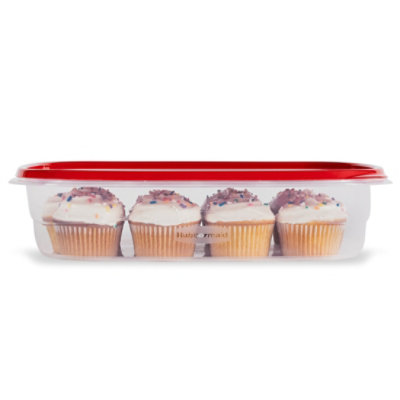 Rubbermaid Take Alongs Containers + Lids Rectangles With Quik Clik Seal Large 1 Gallon - 2 Count - Image 2