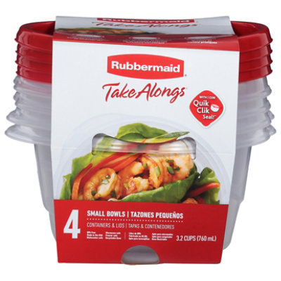 Rubbermaid Take Alongs Containers + Lids Round
