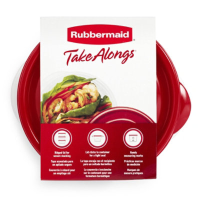 Rubbermaid Take Alongs Containers + Lids Round 4pc - Each - Image 2