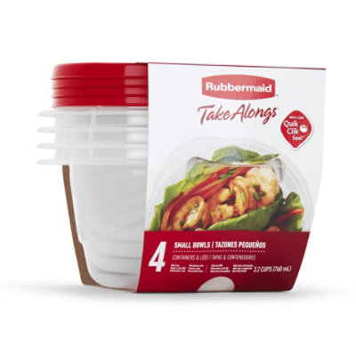 Rubbermaid Take Alongs Containers + Lids Round 4pc - Each - Image 3