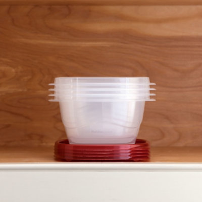 Rubbermaid Take Alongs Containers + Lids Deep Sqre 4pc - 4 Count - Image 4