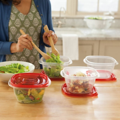Rubbermaid Take Alongs Containers + Lids Deep Sqre 4pc - 4 Count - Image 3