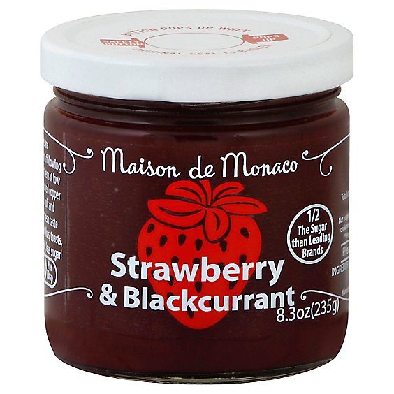 Maison de Monaco Preserves Strawberry & Blackcurrant - 8.3 Oz