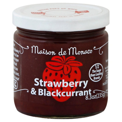 Maison de Monaco Preserves Strawberry & Blackcurrant - 8.3 Oz