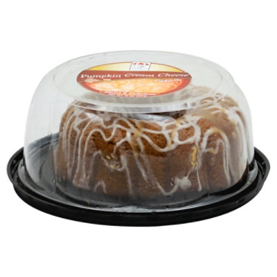 Cafe Valley Bakery Cake Bundt Pumpkin Cream Cheese - Each