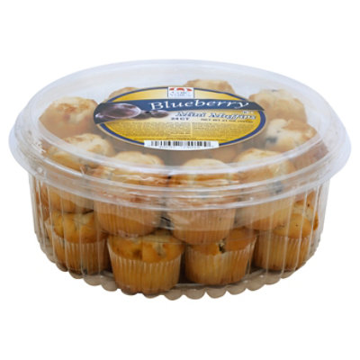 Cafe Valley Bakery Fresh Baked Blueberry Mini Muffins - Each