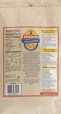 Mission Tortilla Strips Restaurant Style Fiesta Size - 20 Oz - Image 2