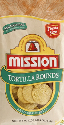 Mission Tortilla Rounds Restaurant Style - 20 Oz