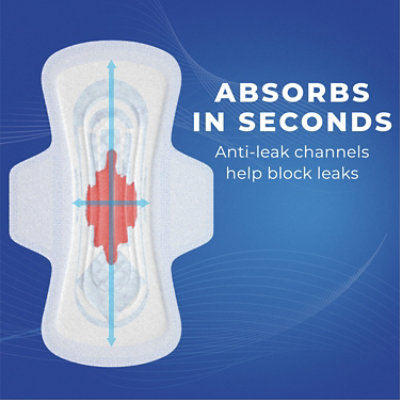 Stayfree Ultra Thin Super Long Pads with Wings - 32 Count - Image 4