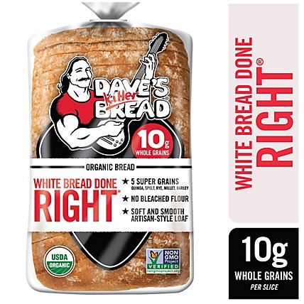 Daves Killer Bread Organic White Bread Done Right - 24 Oz - Image 2