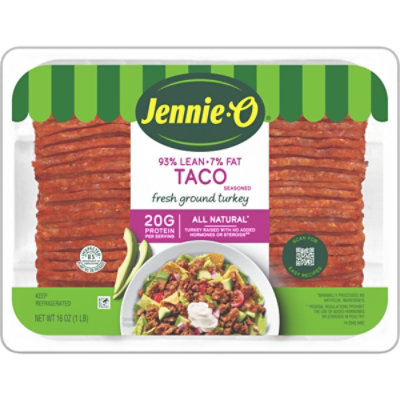 Jennie-O Turkey Store Lean Ground Turkey Taco Seasoned Fresh - 16 Oz - Image 1