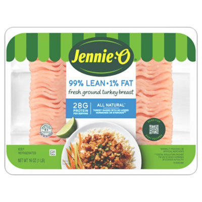 Jennie-O 99% Lean 1% Fat Ground Turkey Breast - 16 oz - Image 3