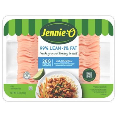 Jennie-O Ground Store Turkey Breast 99% Lean 1% Fat - 16 Oz.