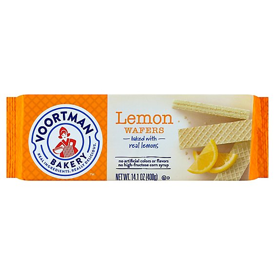 Voortman Bakery Wafers Lemon - 14.1 Oz