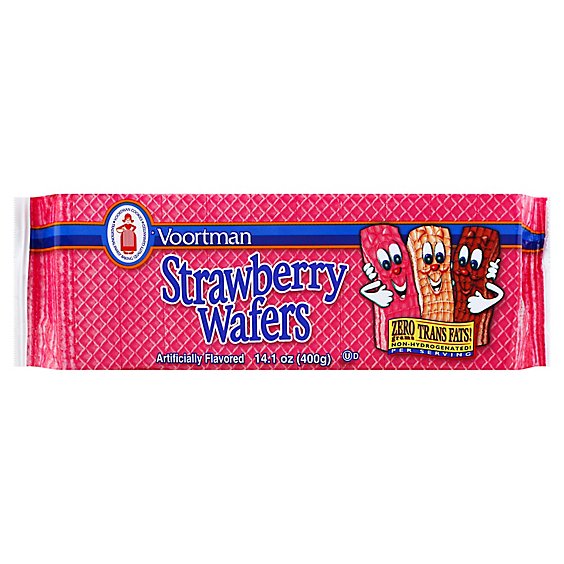 Voortman Bakery Wafers Strawberry - 14.1 Oz