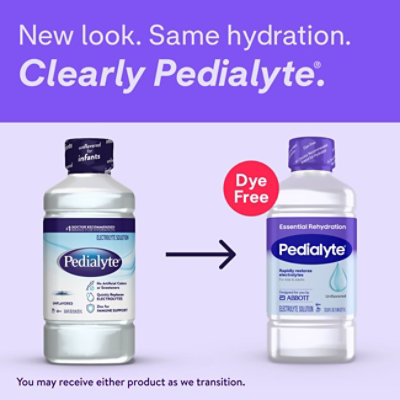 Pedialyte Unflavored Electrolyte Solution - 1 Liter - Image 2