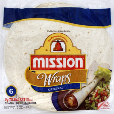 Mission Wraps Original Bag 6 Count - 15 Oz - Image 2