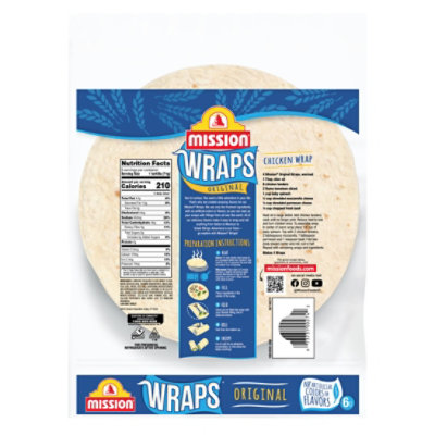 Mission Wraps Original Bag 6 Count - 15 Oz - Image 2