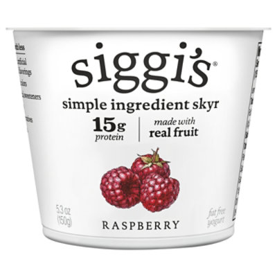 siggi's Raspberry Icelandic Skyr Nonfat Yogurt - 5.3 Oz