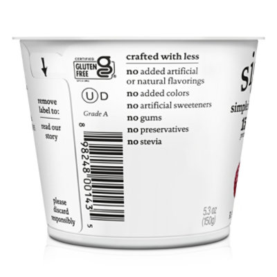 siggi's Raspberry Icelandic Skyr Nonfat Yogurt - 5.3 Oz - Image 4