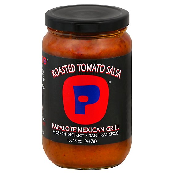 Papalote Mexican Grill Salsa Tomato Roasted Jar - 15.75 Oz