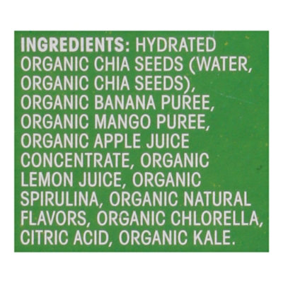 Mamma Chia Organic Vitality Snack Chia Squeeze Green Magic Pack - 4-3.5 Oz - Image 5