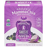 Mamma Chia Squeeze Vitality Snack Organic Blackberry Bliss - 4-3.5 Oz - Image 3