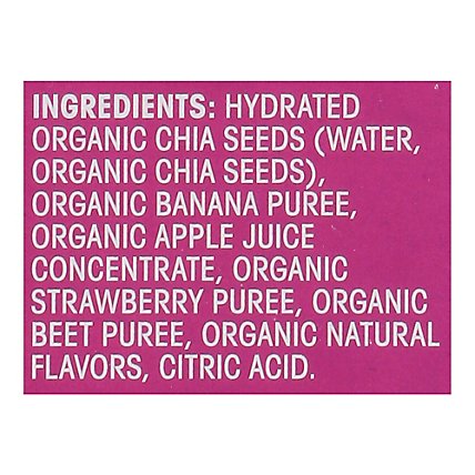 Mamma Chia Organic Vitality Snack Chia Squeeze Strawberry Banana Pack - 4-3.5 Oz - Image 5