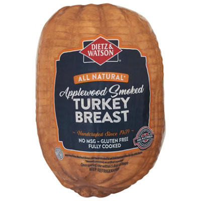 Dietz & Watson Applewood Smoked Turkey Breast - Image 1