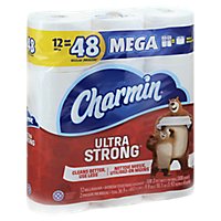 Charmin Ultra Strong Bathroom Tissue Mega Rolls 2 Ply - 12 Roll - Image 1