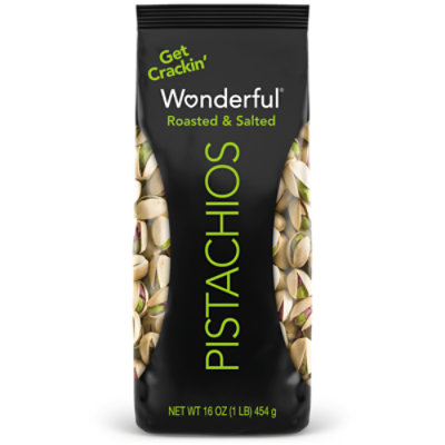 Wonderful Pistachios In-Shell Roasted & Salted - 16 Oz