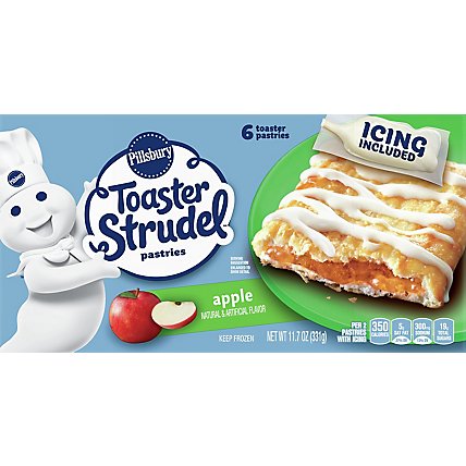 Pillsbury Toaster Strudel Pastries Apple 6 Count - 11.7 Oz - Image 2