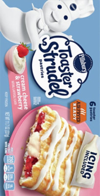 Pillsbury Toaster Strudel Pastries Cream Cheese & Strawberry 6 Count - 11.7 Oz - Image 6