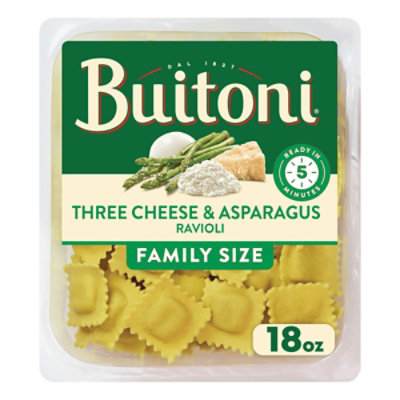 Buitoni Ravioli Three Cheese Asparagus - 18 Oz