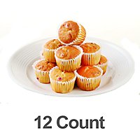 Bakery Muffins Mini Orange Cranberry 12 Count - Each - Image 1