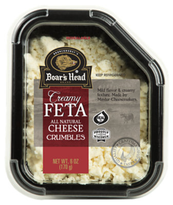 Boars Head Cheese Feta Crumbled - 6 Oz