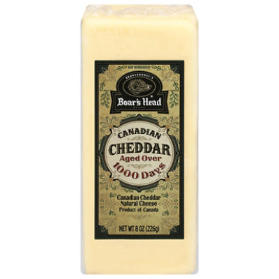Boars Head Cheese Natural Canadian Cheddar - 8 Oz