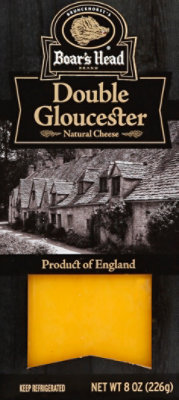 Boars Head Cheese Double Gloucester Pre-Cut - 8 Oz - Image 2