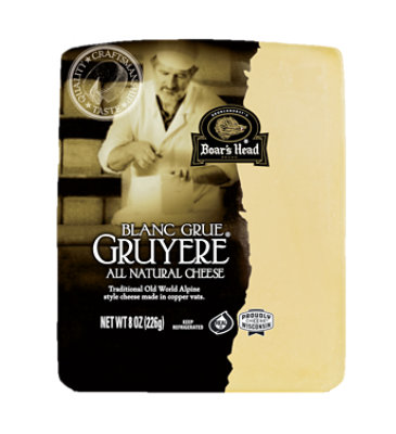 Boars Head Cheese Pre Cut Gruyere - 8 Oz