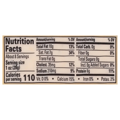 Boars Head Cheese Pre Cut Havarti Dill - 8 Oz - Image 3